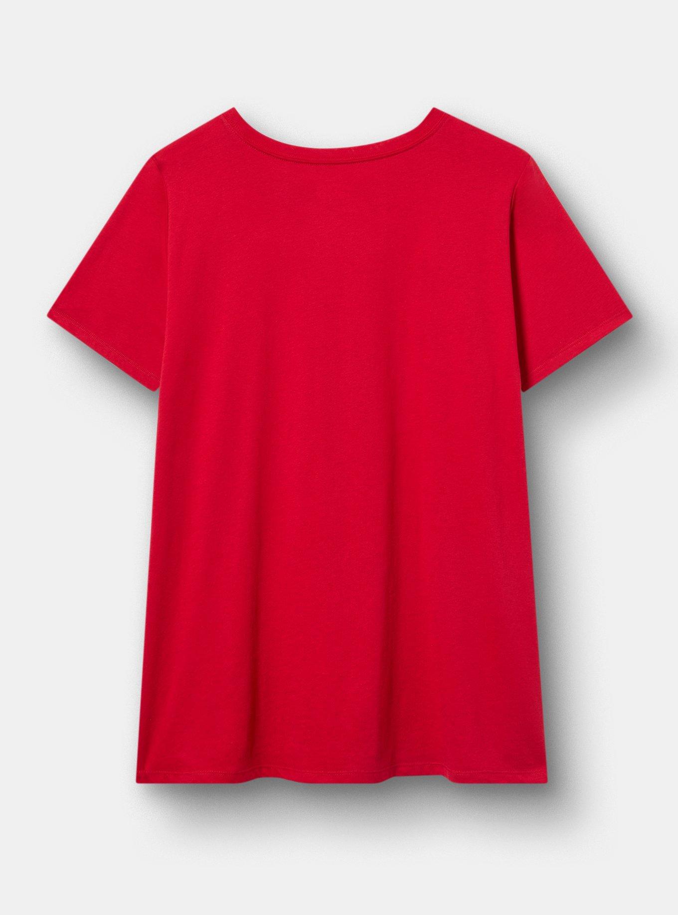 Disney Mickey Mouse Classic Cotton Jersey Tee, MICKEY AMERICANA JESTED RED, alternate