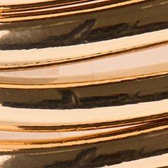 Smooth & Wavy Bracelet Set, GOLD, swatch