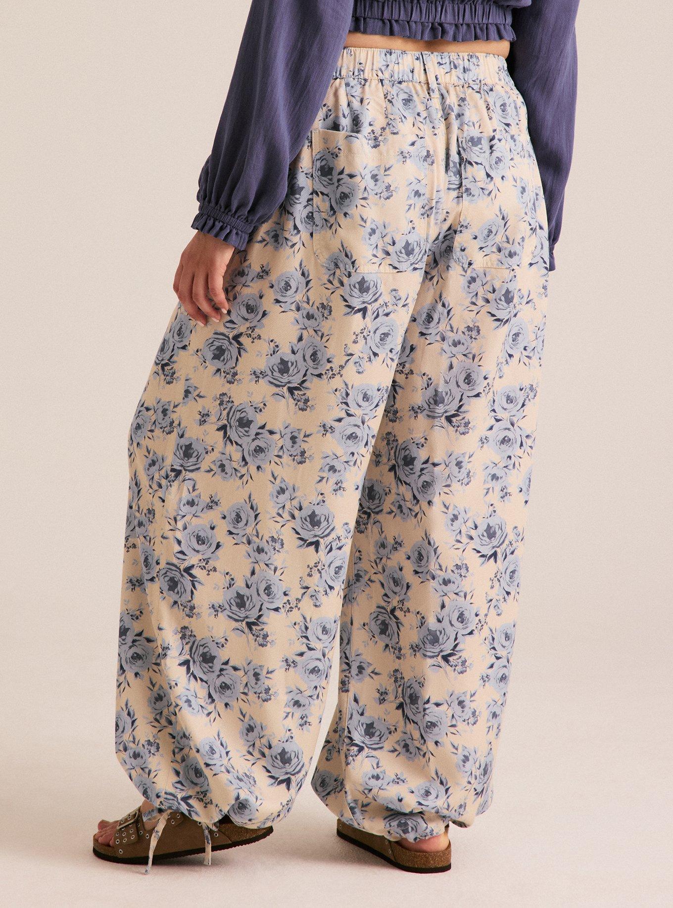 Festi Slouchy Balloon Pant, GIGI ROSES FLORAL BLUE, alternate