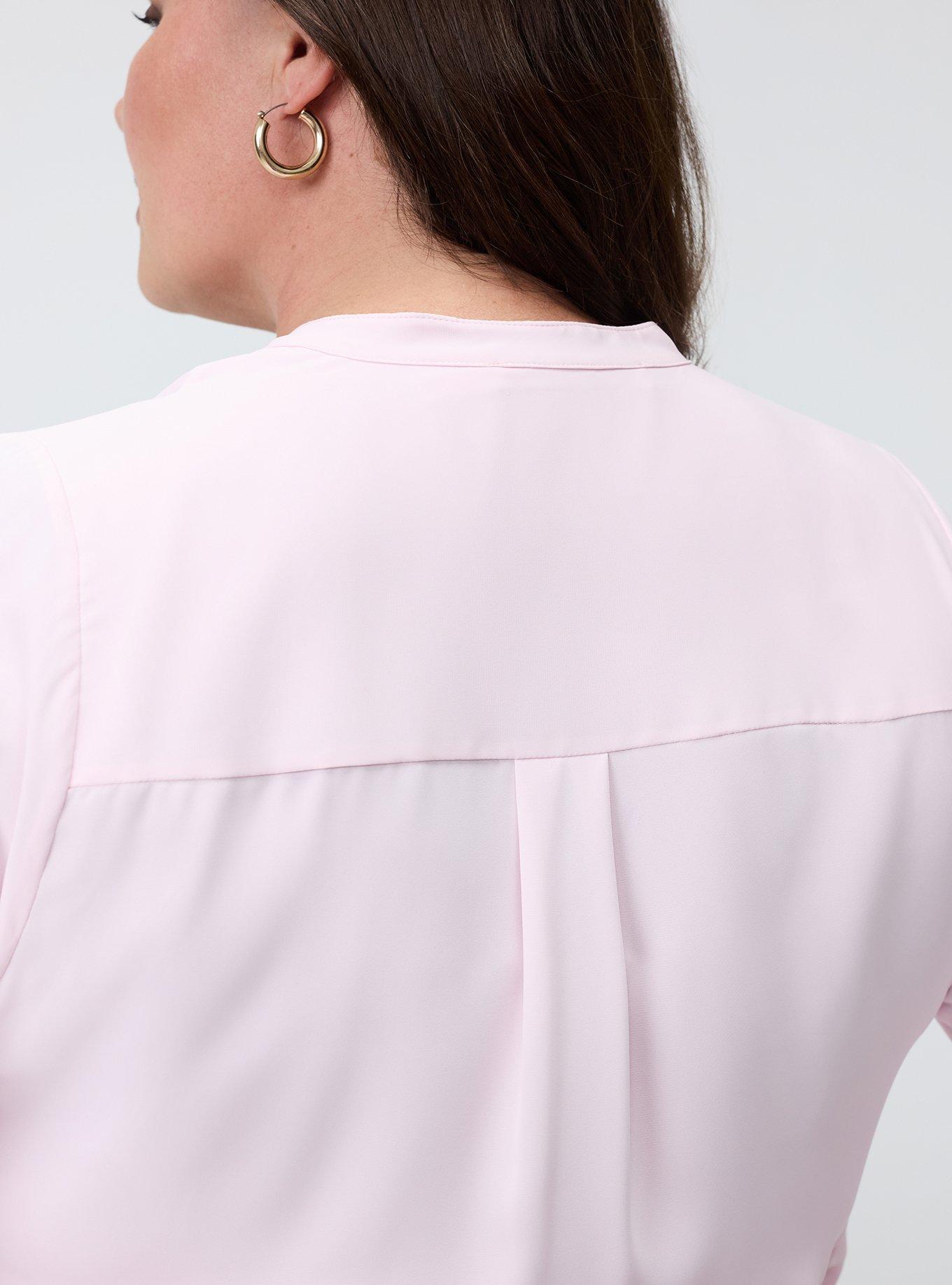 Studio Crepe de Chine Blouse, CRADLE PINK, alternate
