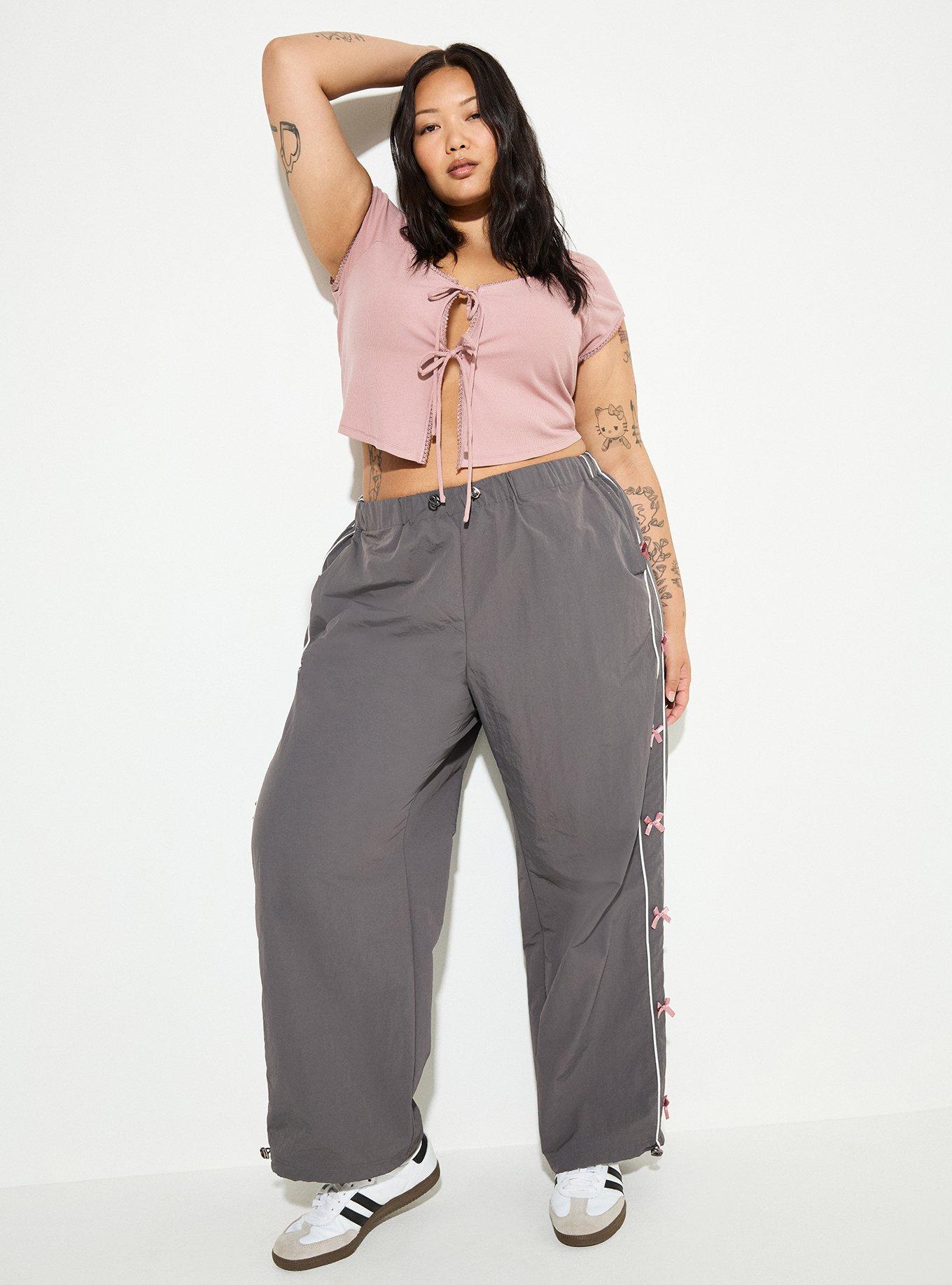 LoveSick Picot-Edge Front-Tie Top