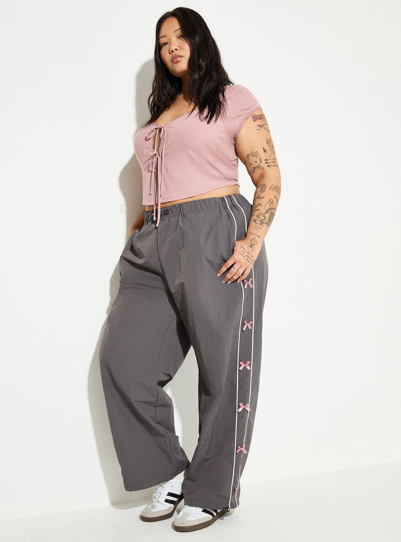 LoveSick Picot-Edge Front-Tie Top