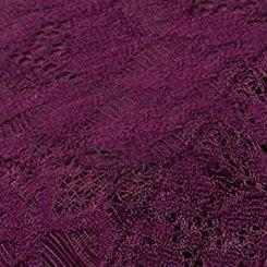 Plus Size Super Soft Lace Crossback Bralette, POTENT PURPLE, swatch