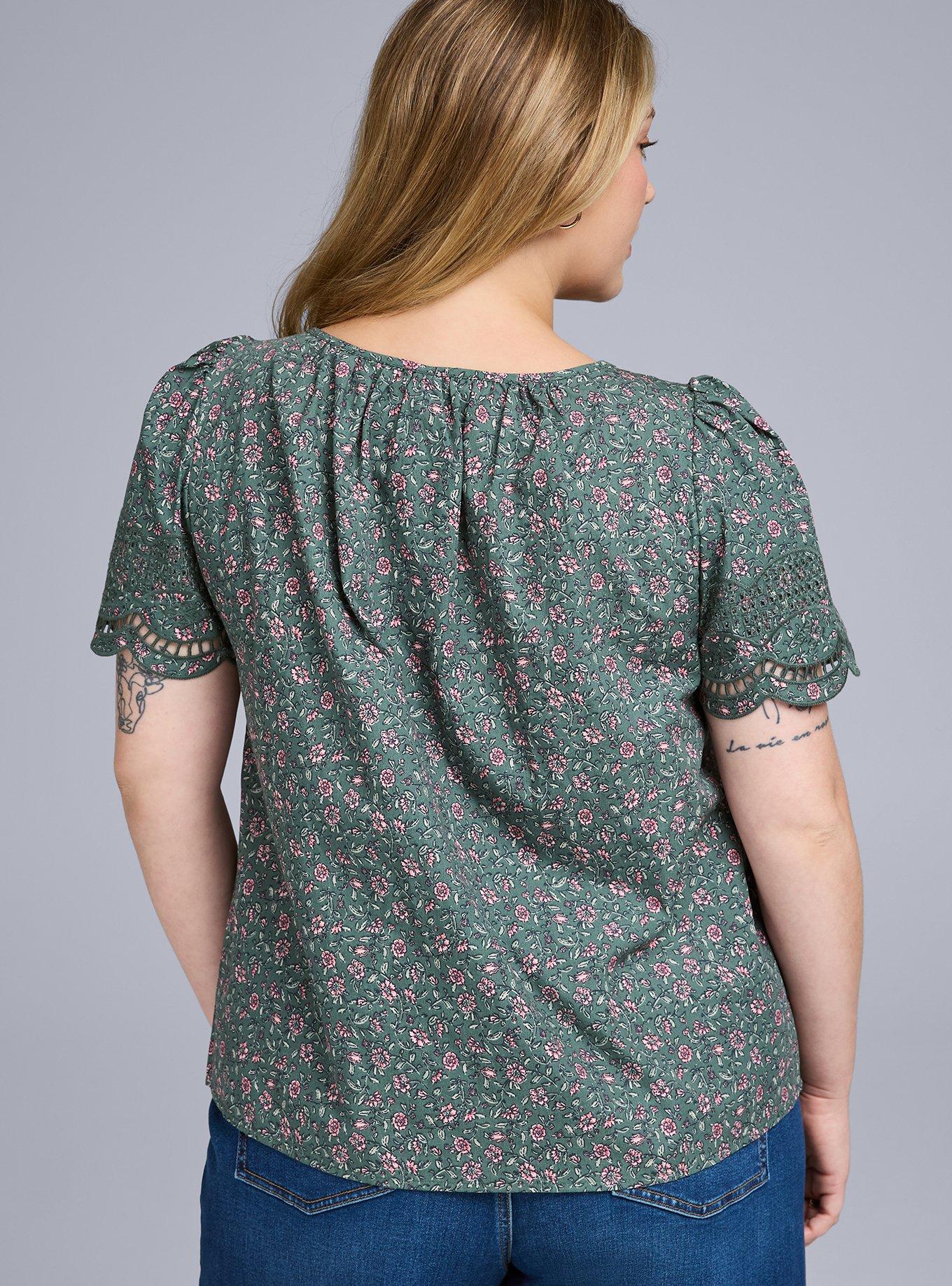 Belle Isle Scallop Sleeve Top