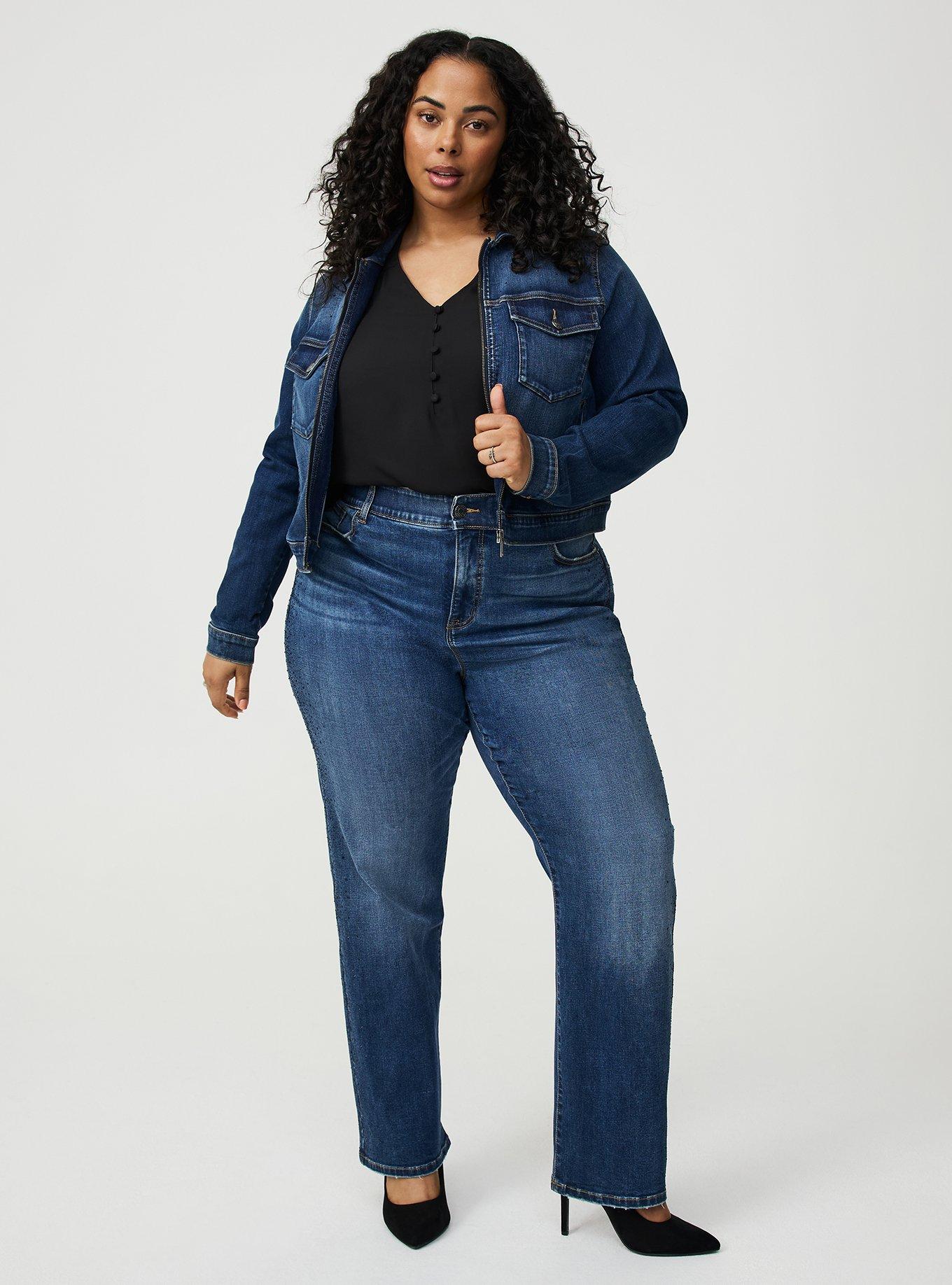 Zip Front Trucker Jacket