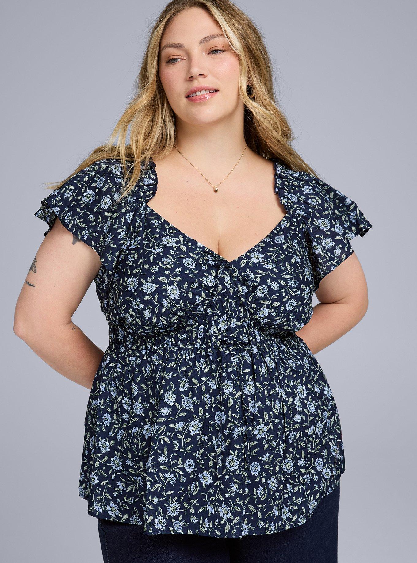 Belle Isle Flutter Sleeve Bow Top