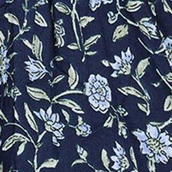 Belle Isle Flutter Sleeve Bow Top, CALLIE FLORAL PEACOAT, swatch