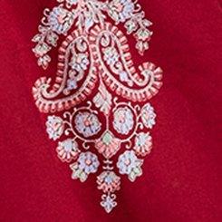 Belle Isle Flutter Sleeve Bow Top, PRIYA FLOWERS BIKING RED, swatch