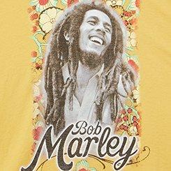Bob Marley Oversized Cotton Jersey Tunic Tee, BOB MARLEY OCHRE, swatch