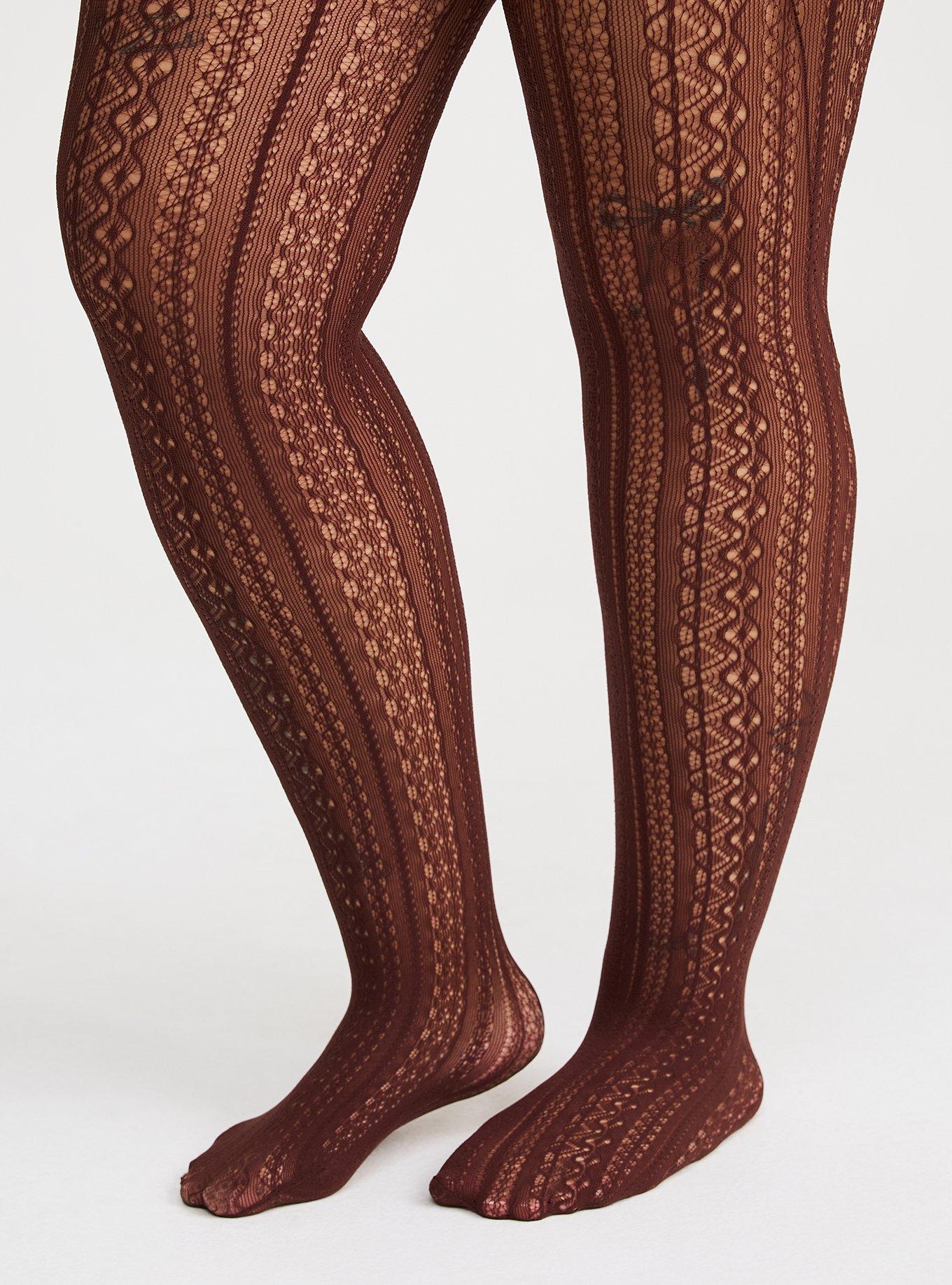 Rhinestone Fishnet Tights
