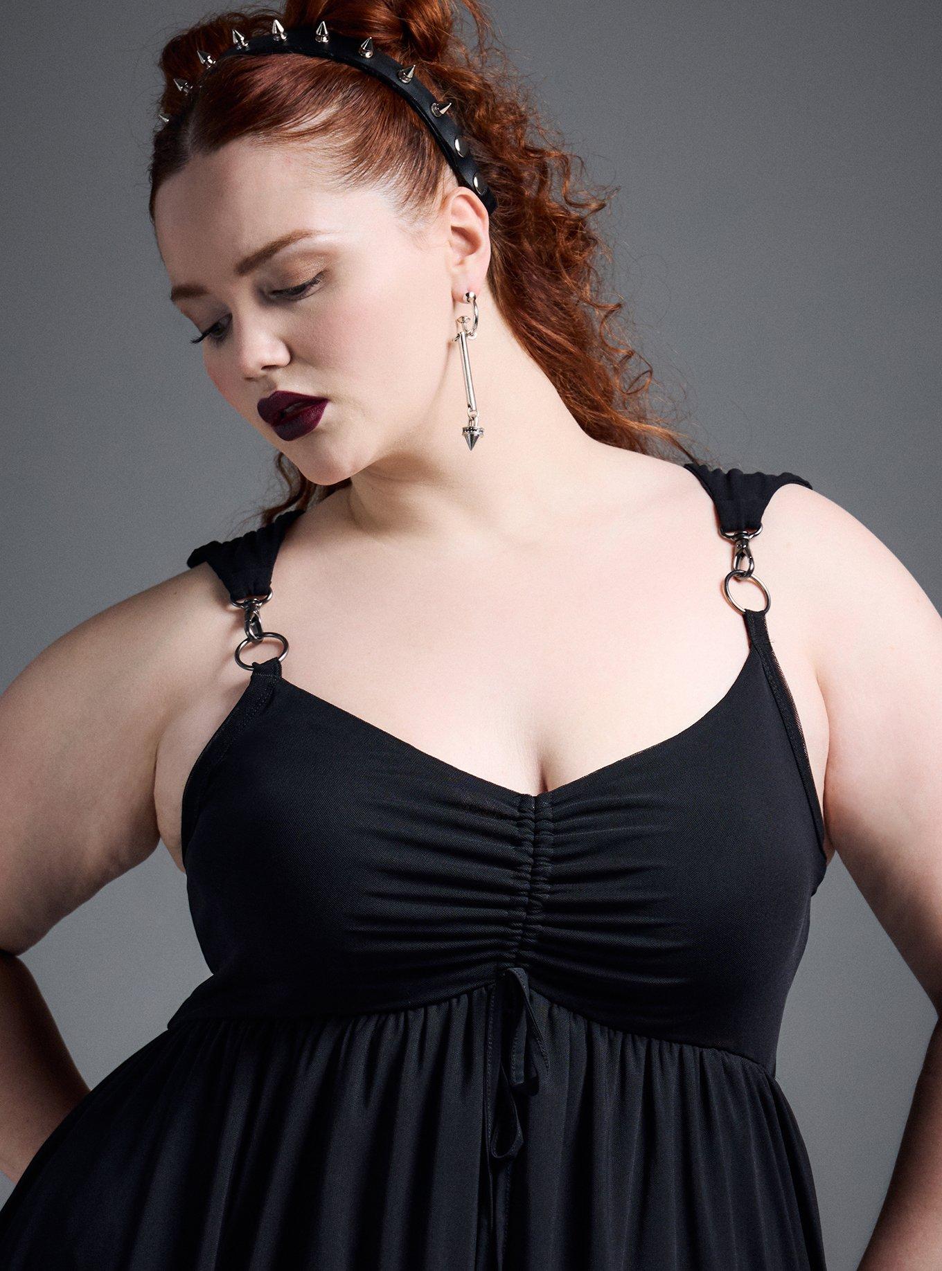 Nightfall Mesh Mini Dress