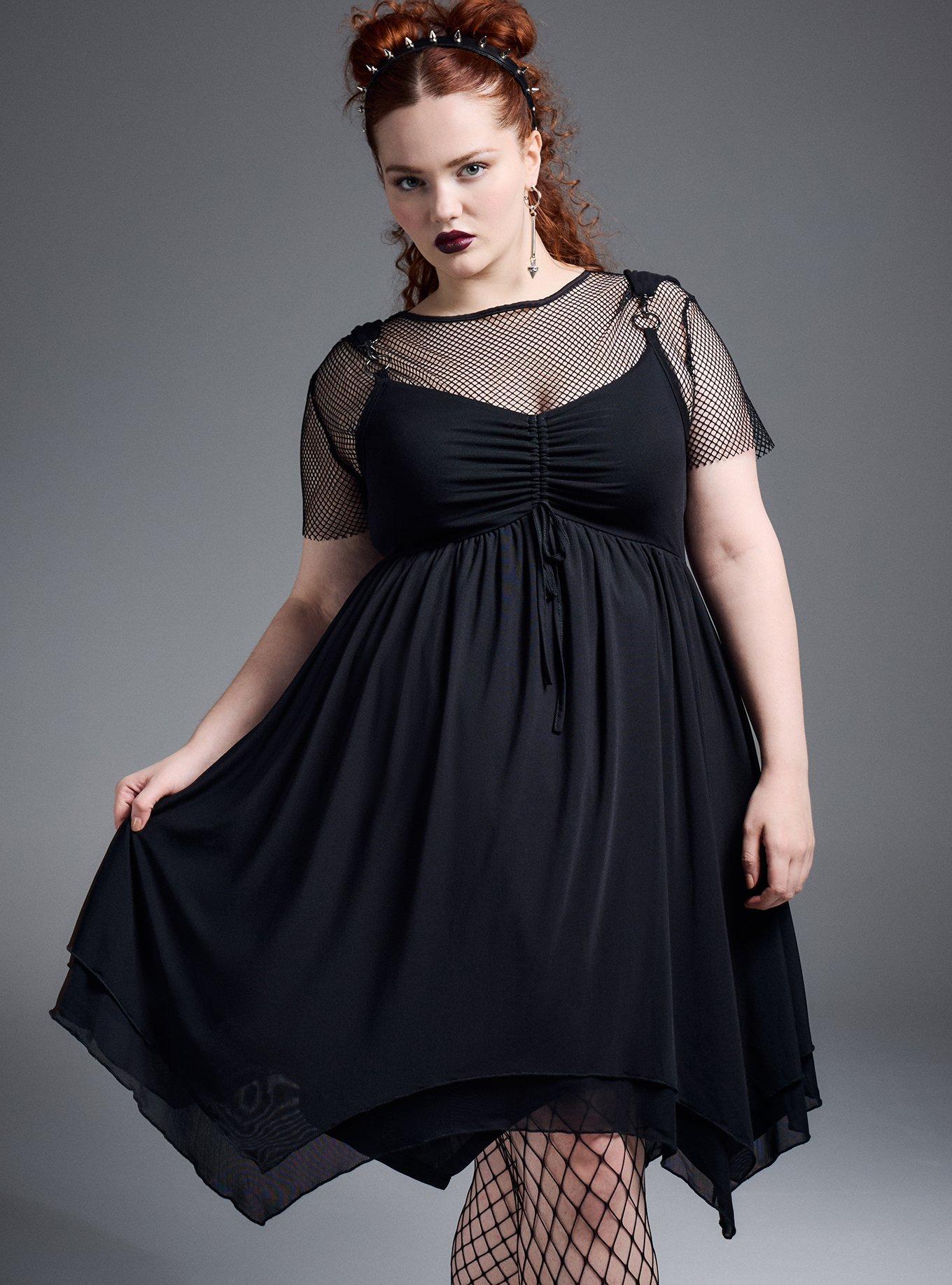 Nightfall Mesh Mini Dress