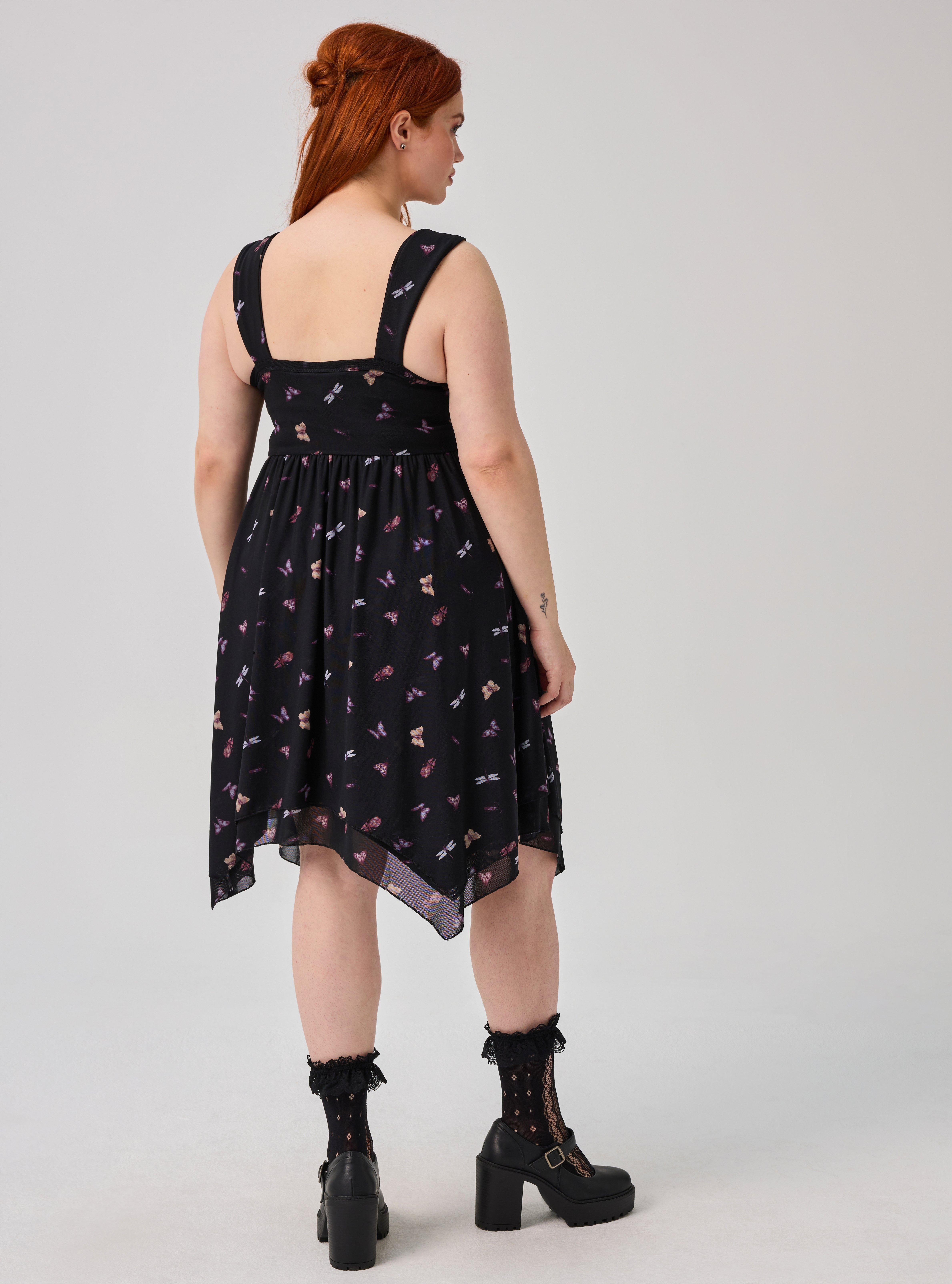 Nightfall Mesh Mini Dress, TINY INSECTS BLACK, alternate