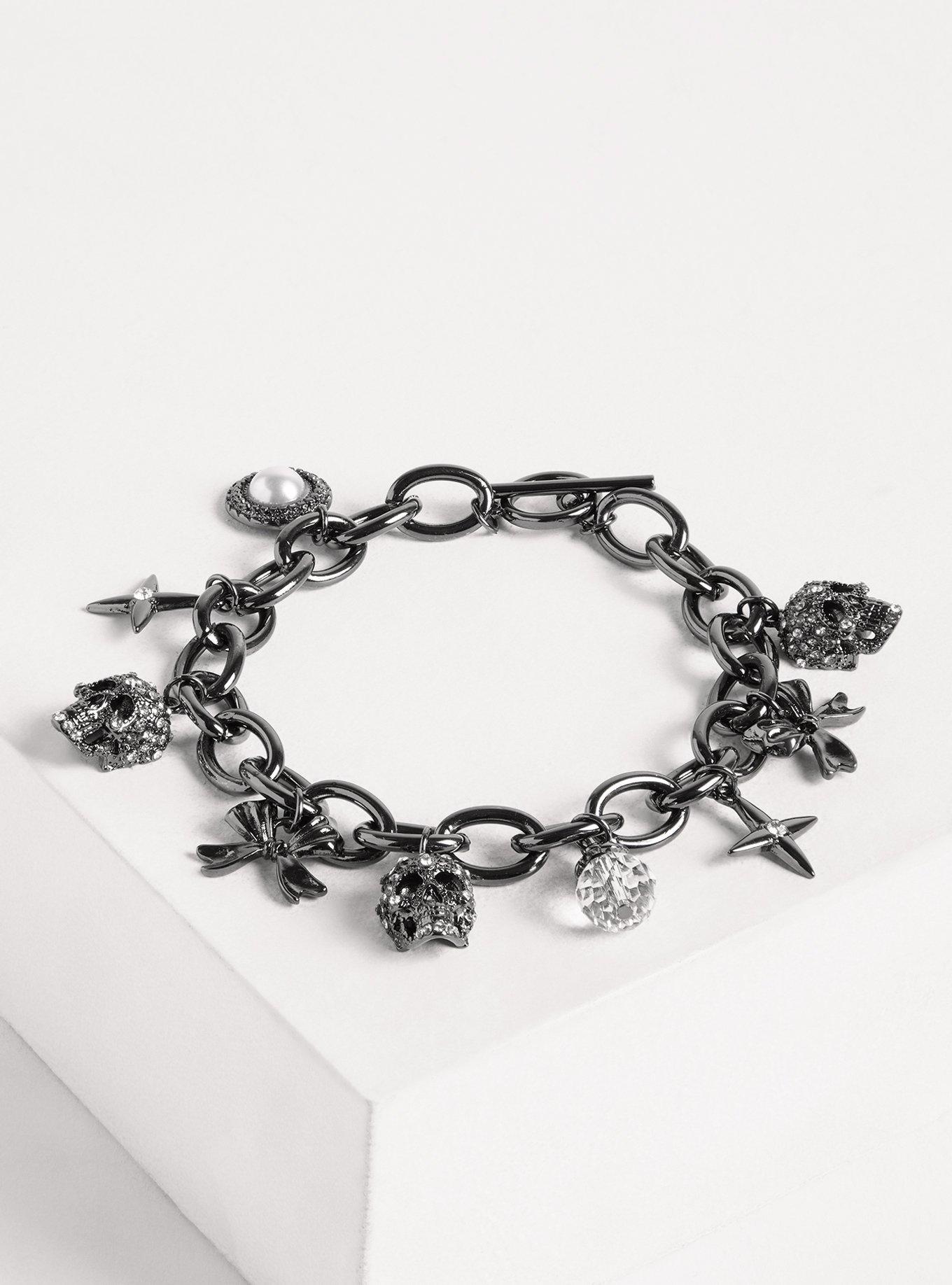 Skull Charm Bracelet