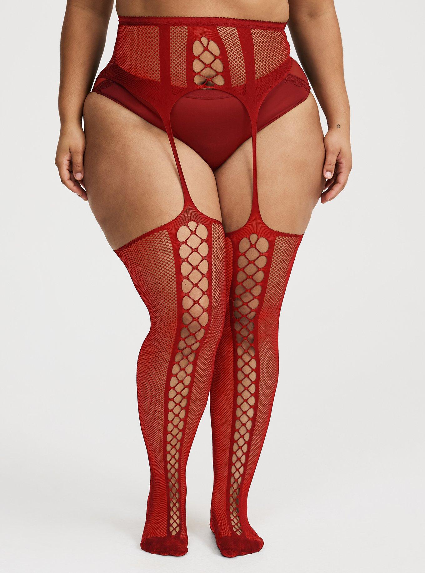 Faux Garter Stocking