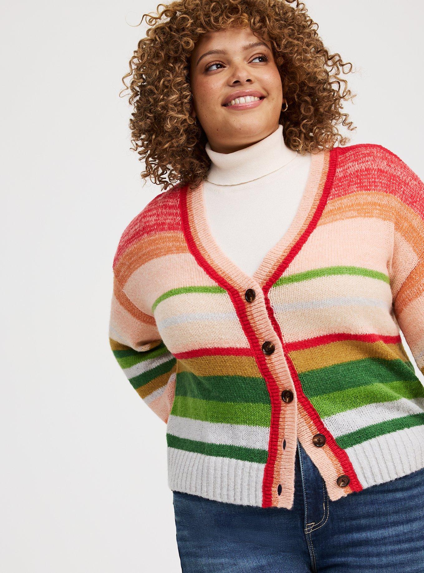 Drop Shoulder Textured Cardigan