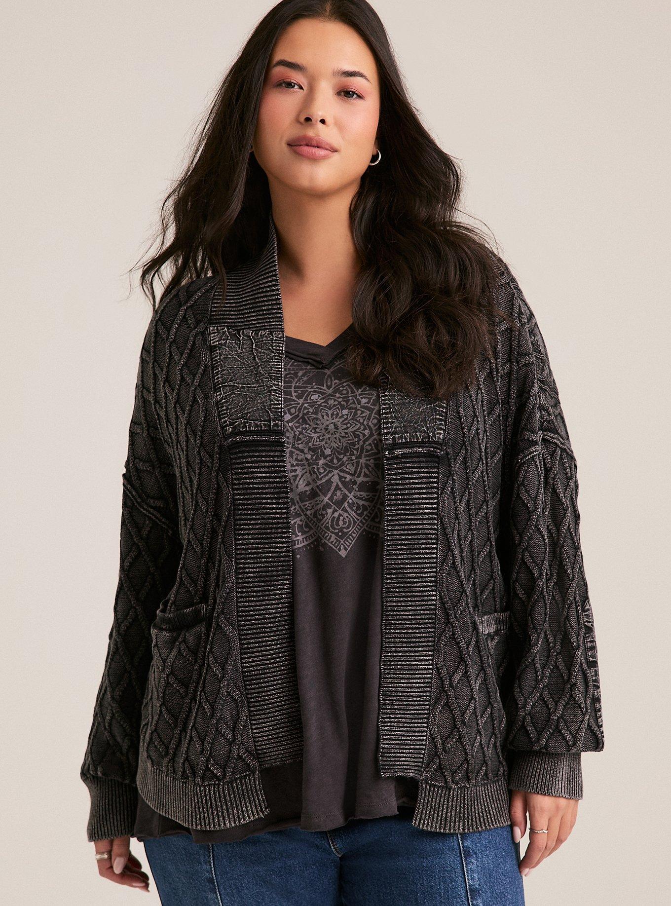 Plus Size - Festi Drop Shoulder Cardigan - Torrid