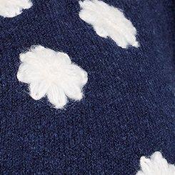 Belle Isle Button Front Cardigan, PEACOAT, swatch