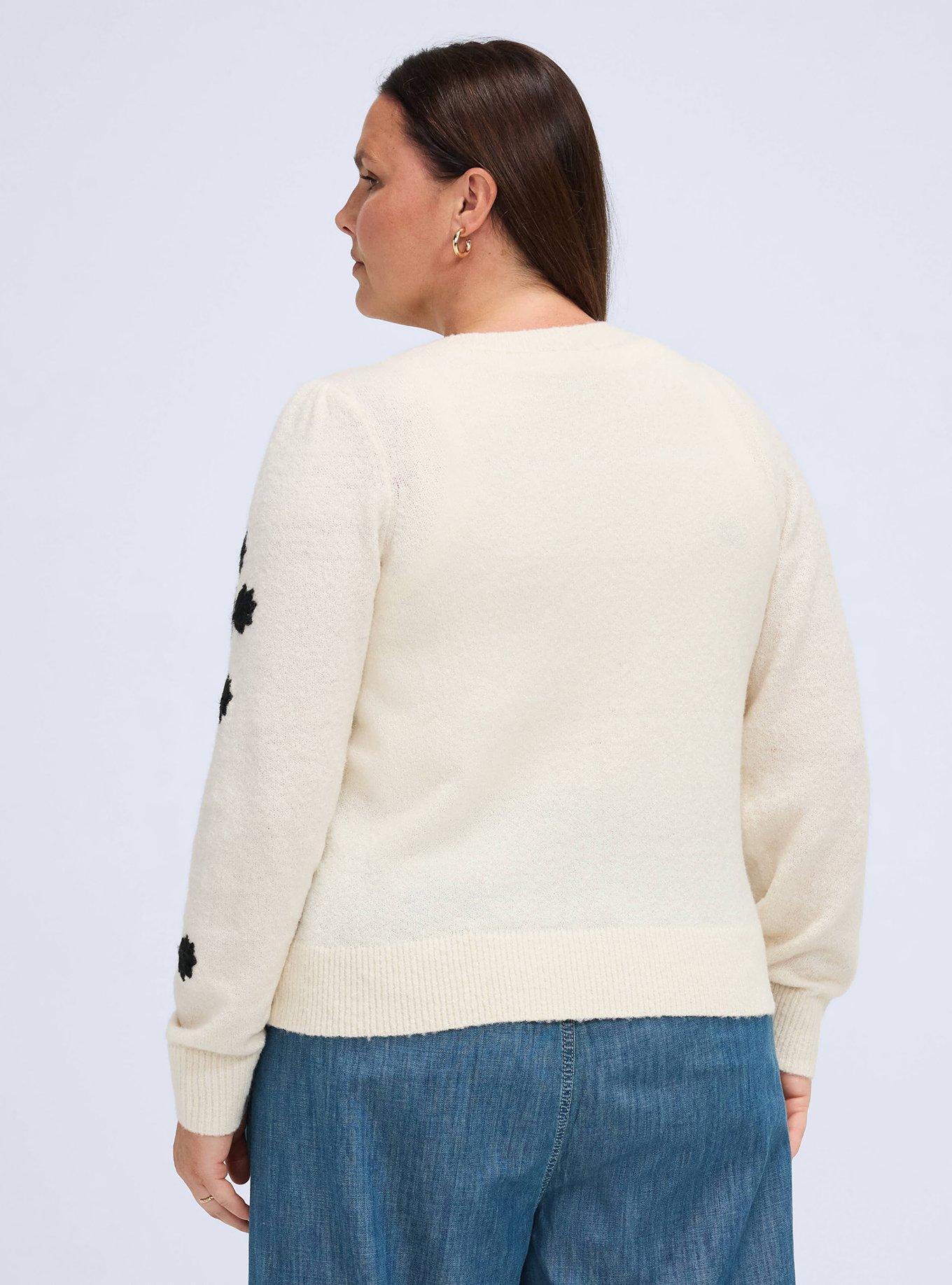 Belle Isle Button Front Cardigan, WHITE SWAN, alternate