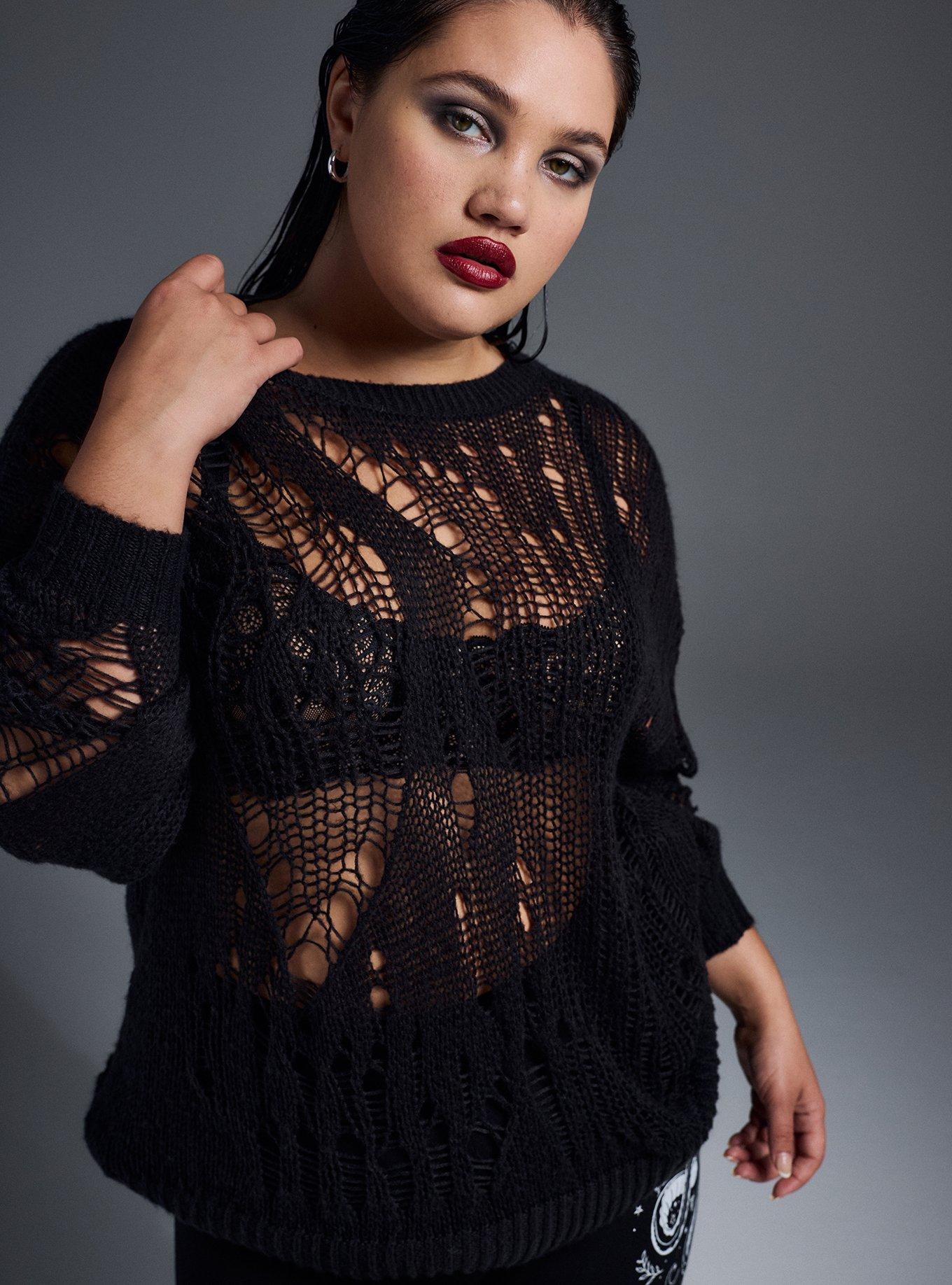 Nightfall Distressed Sweater