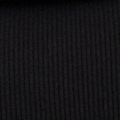 Plus Size Off-Shoulder Rib Top, DEEP BLACK, swatch