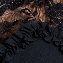 Nightfall Corset Pinafore, DEEP BLACK, swatch