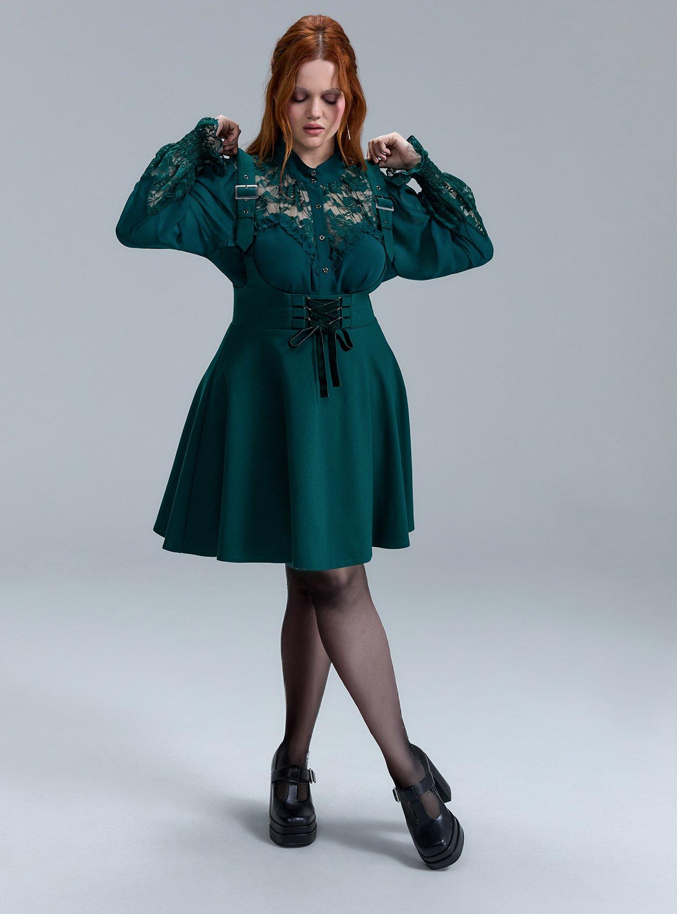 hutch amara corset dress inspired look that boldly Size:Coat Size 50 Amazon Merokeety Swiss Dot pm_alert