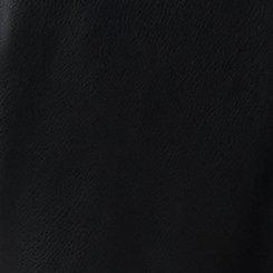 Faux Leather Collarless Jacket, DEEP BLACK, swatch