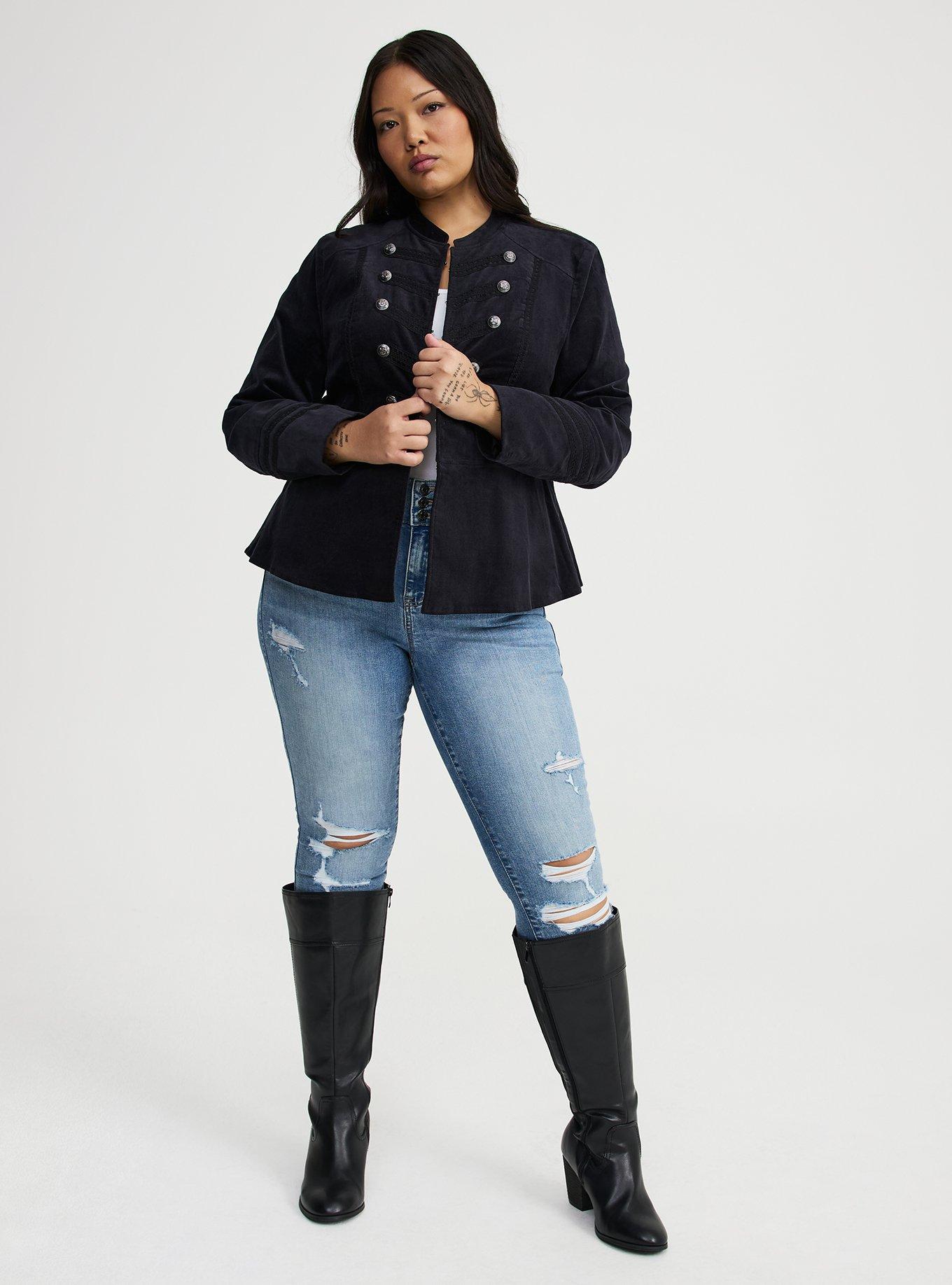 Velvet Military Jacket