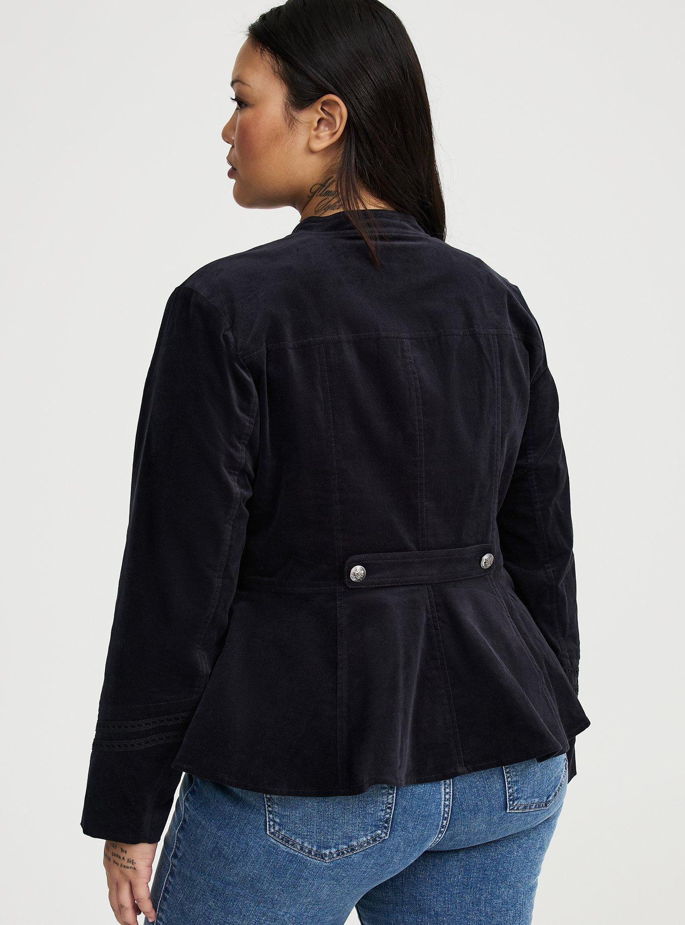 Velvet Military Jacket