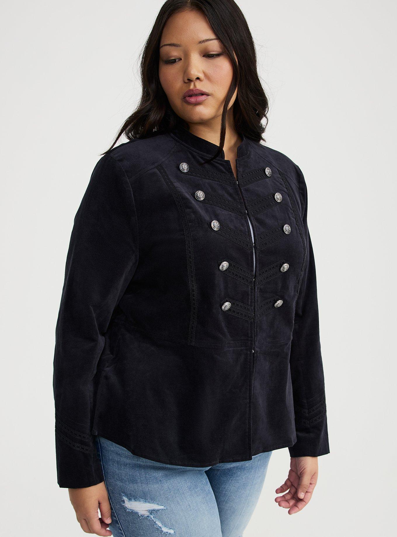 Velvet Military Jacket