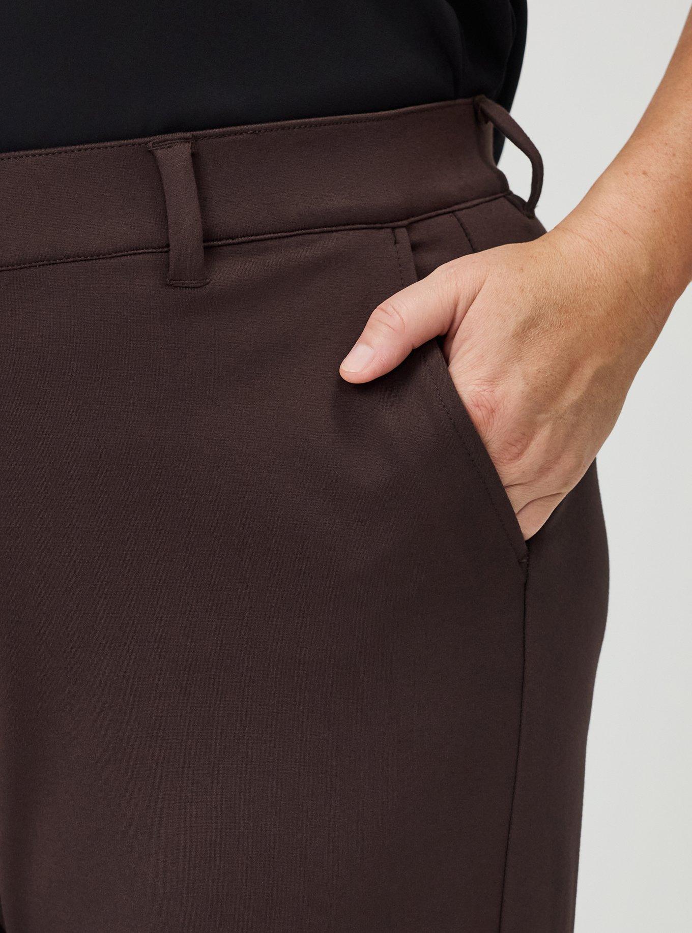 Modern Slim High-Rise Trouser, JAVA, alternate