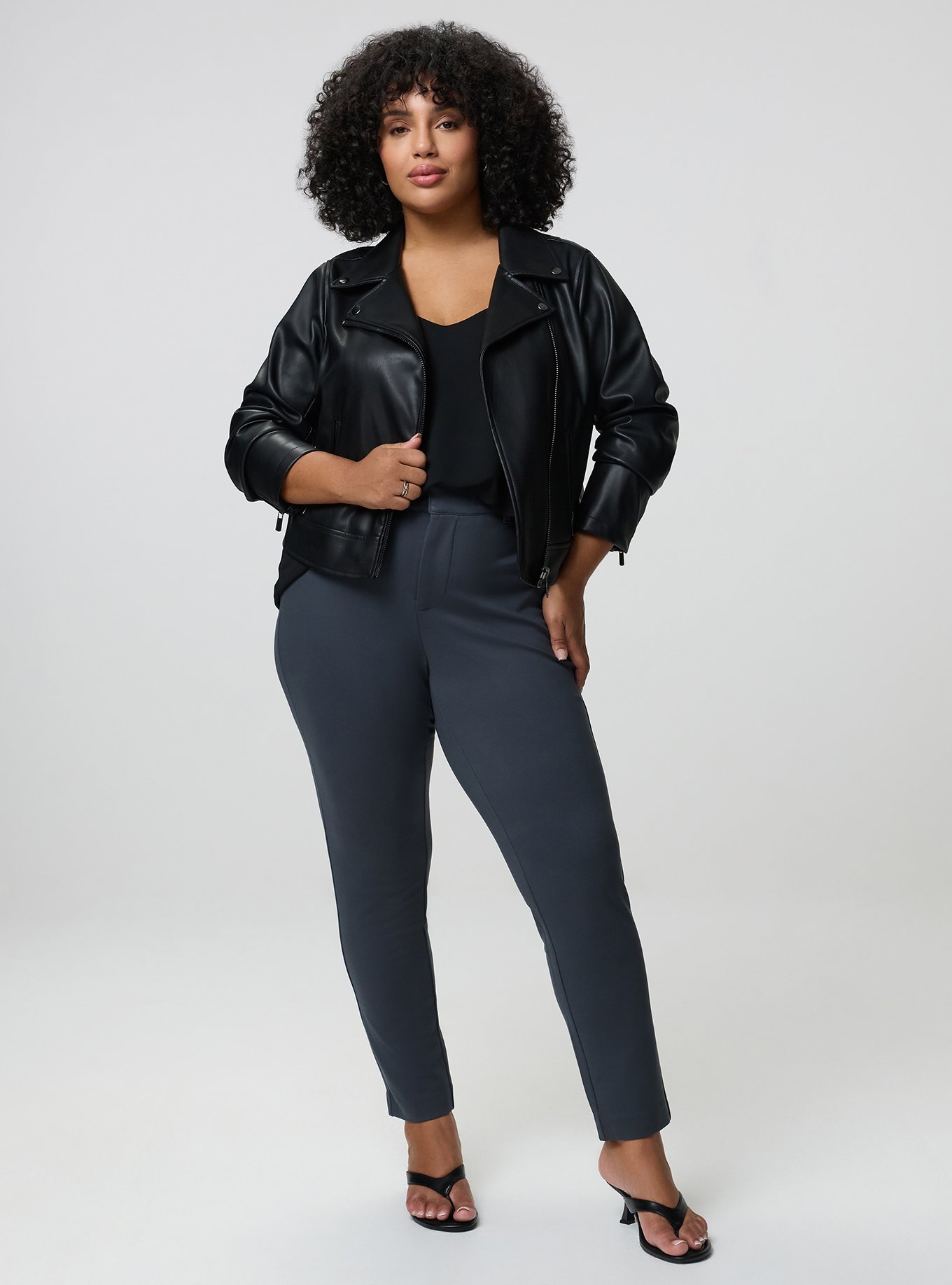 Modern Slim High-Rise Trouser, EBONY, hi-res