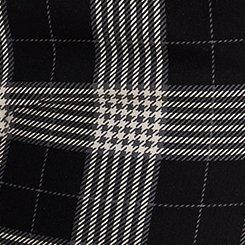 Modern Slim High-Rise Trouser, MARGARET PLAID DEEP BLACK, swatch