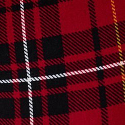 Modern Slim High-Rise Trouser, VINCE PLAID RED, swatch