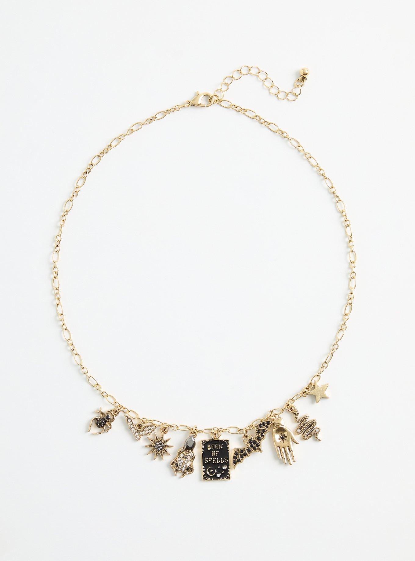 Book of Spells Charm Necklace