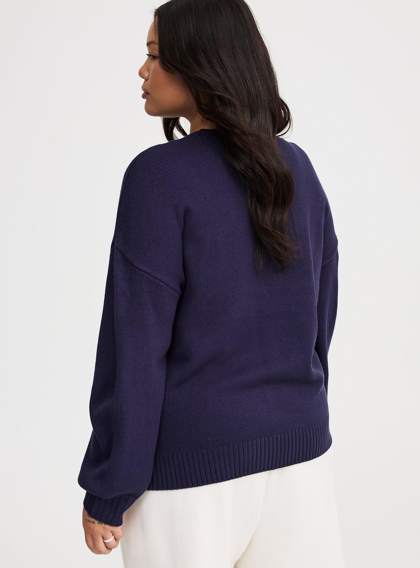 Drop Shoulder Pullover Sweater