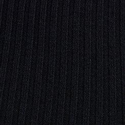 Mock Neck Ribbed Sweater, DEEP BLACK, swatch