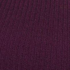 Mock Neck Ribbed Sweater, POTENT PURPLE, swatch