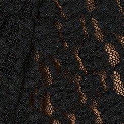 LoveSick Ruffle-Front Bell Sleeve Dress, DEEP BLACK, swatch