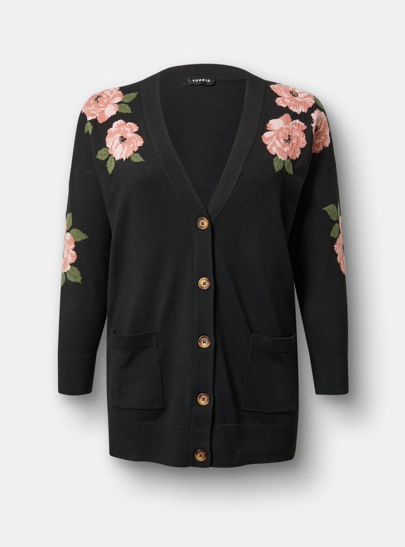Plus Size - V-Neck Boyfriend Luxe Cozy Cardigan - Torrid