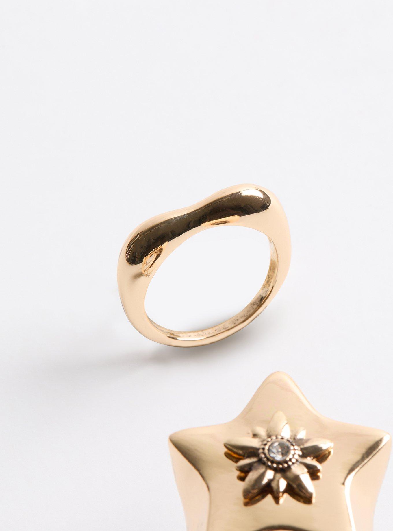 Star Statement Ring Set