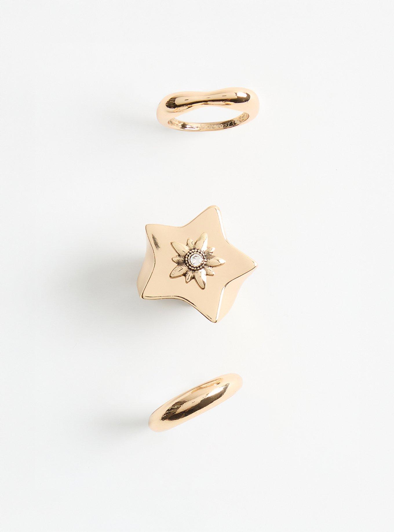 Star Statement Ring Set