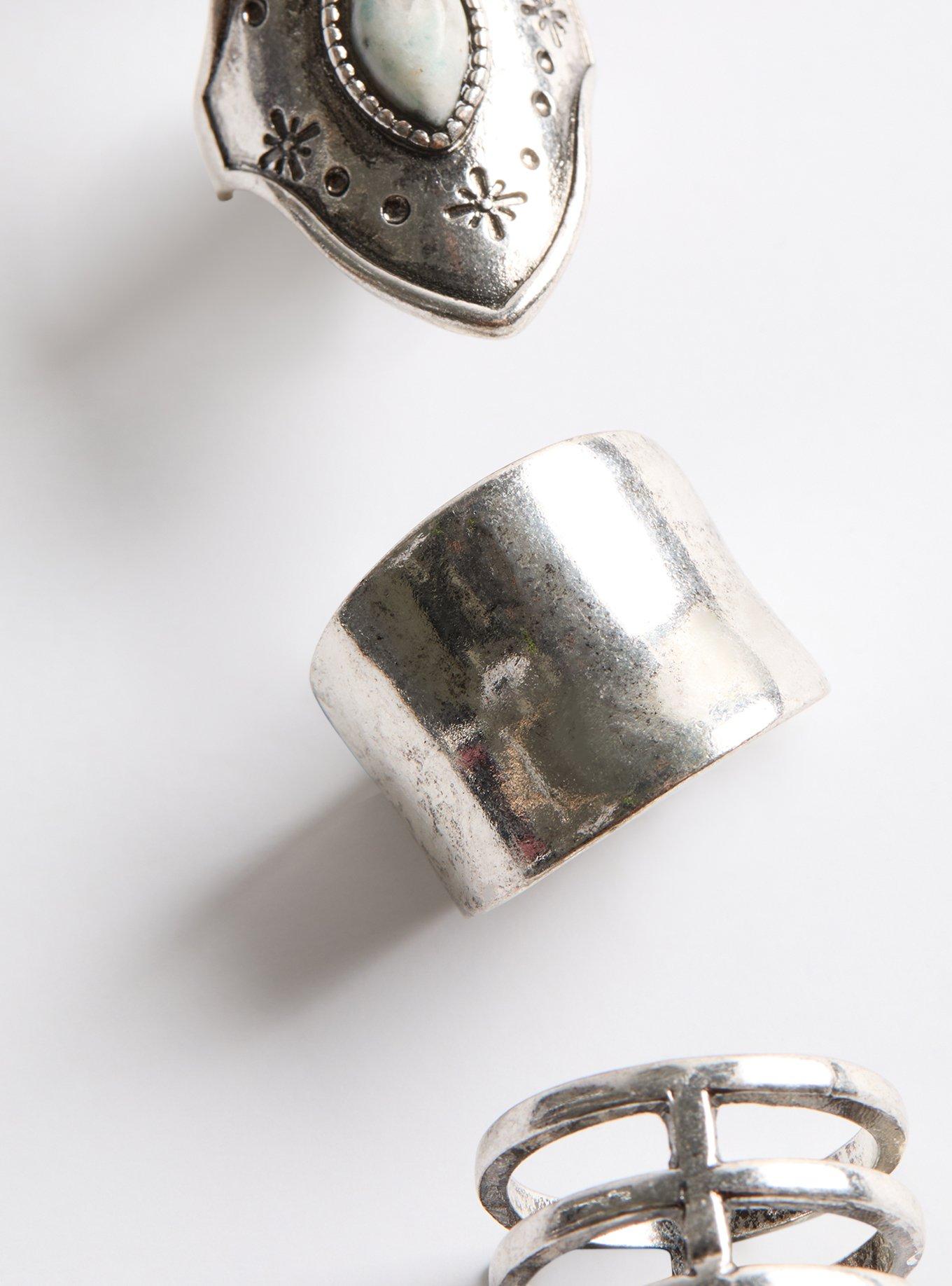 Antique Swirl Ring Set