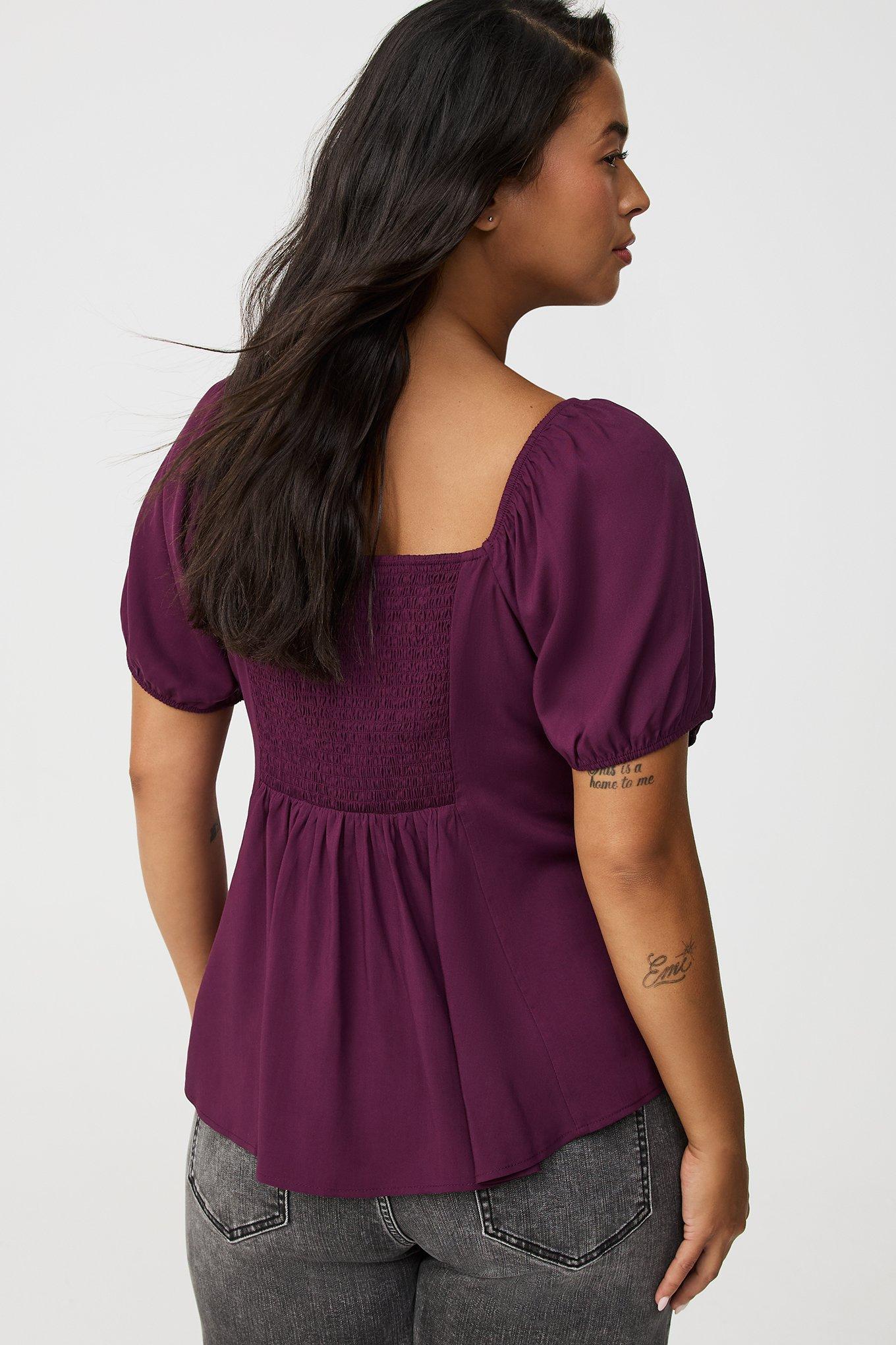 Puff Sleeve Corset Top