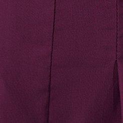 Plus Size Puff Sleeve Corset Top, POTENT PURPLE, swatch