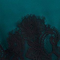 Satin Lace Trim Cami, BOTANICAL GARDEN, swatch