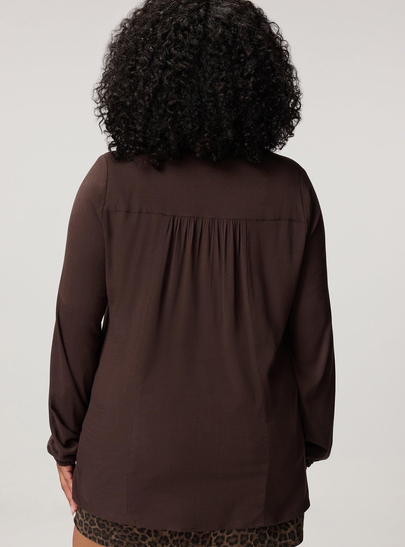 Plus Size Hi-Lo Tunic Top, JAVA, alternate