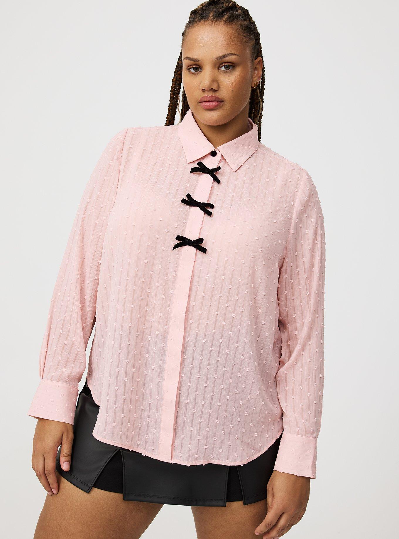 Bow Long Sleeve Shirt