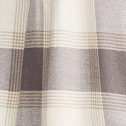 Lizzie Flannel Button-Down Tunic Shirt, LINED PLAID BIRCH, swatch